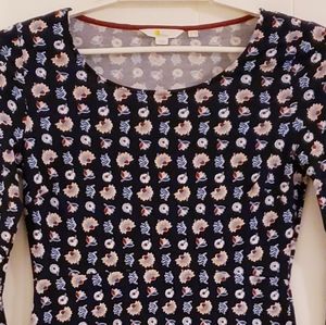 Boden Women Skater Dress Size US 6R Miriam Jersey Tunic Fluted